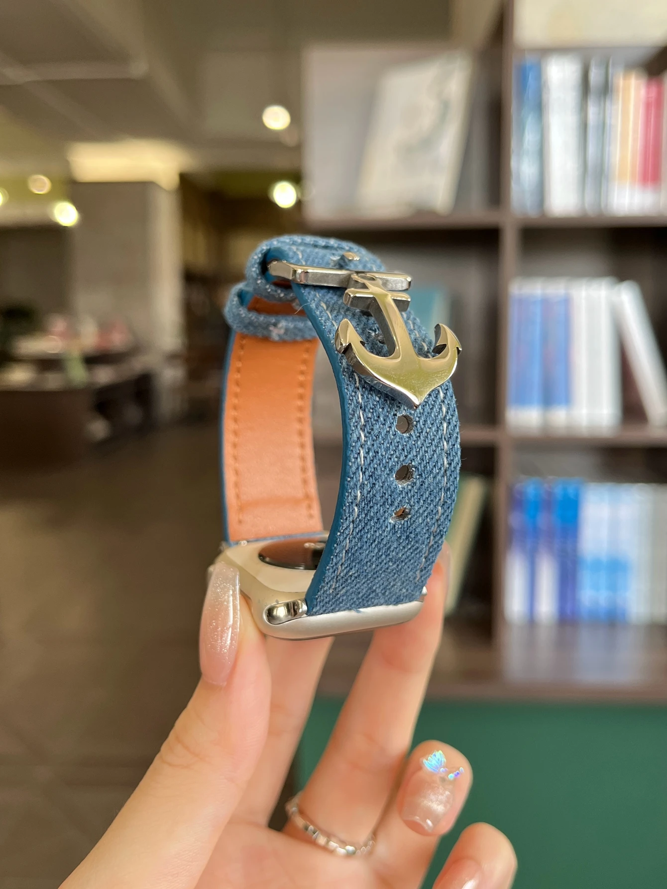 여성용 애플 워치 밴드, 울트라 10, 9, 8, 7, 6, 5, 4, 3, 2, SE, 38mm, 40mm, 41mm, 42mm, 44mm, 45mm, 46mm 가죽 루프