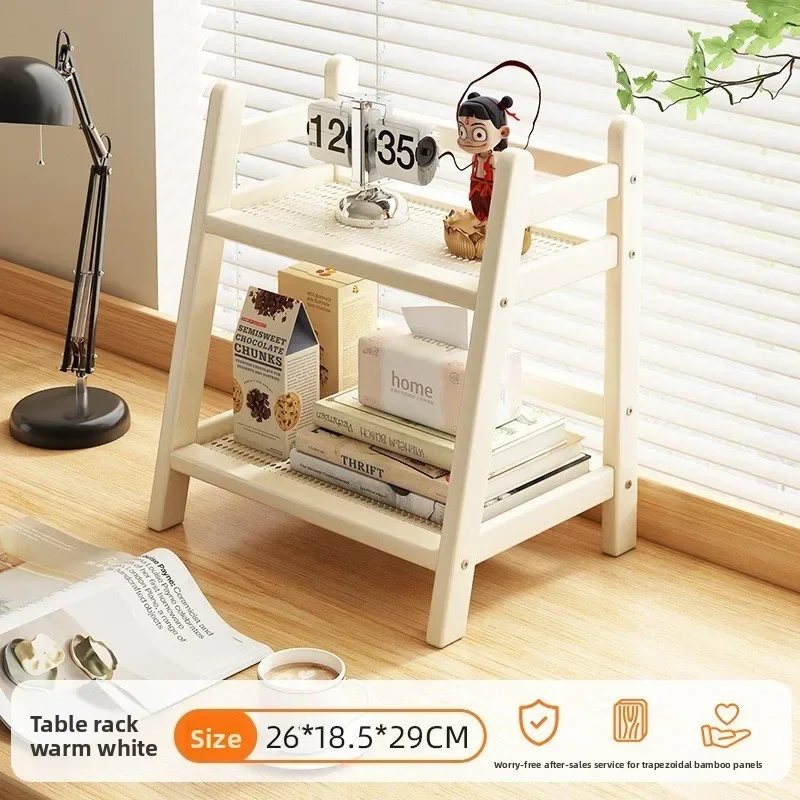 Cup Holder Desktop Rattan Trapezoidal Cup Holder, Simple And Multi-functional Household Water Cup Type Nanzhu Storage Cup Holder