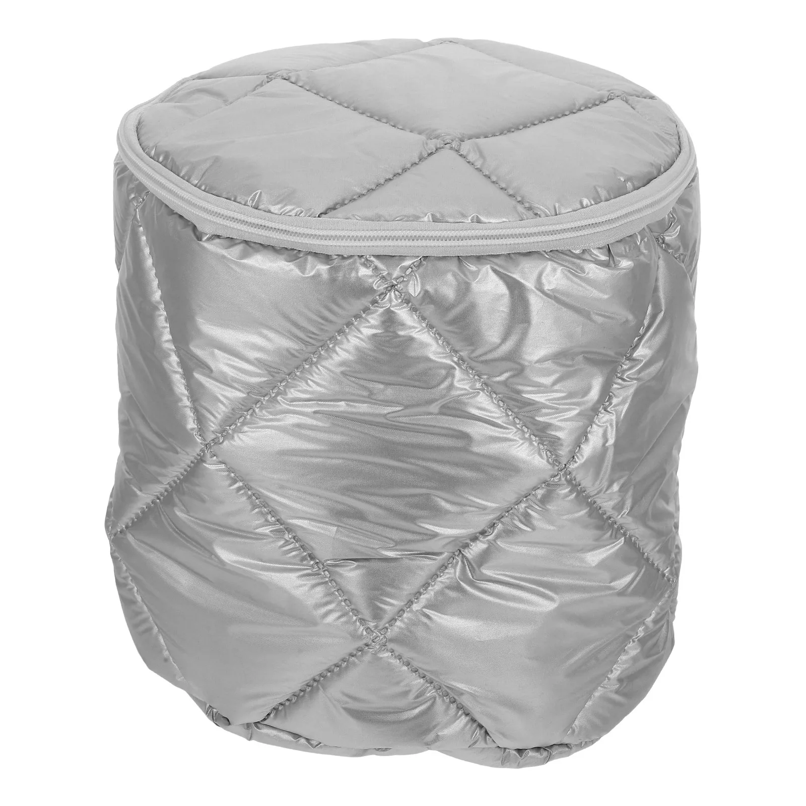 

Insulated Food Carrier Thermal Bag 10L Portable Food Warmer for Breakfast Delivery Catering Outdoor Cooler Bag Silver