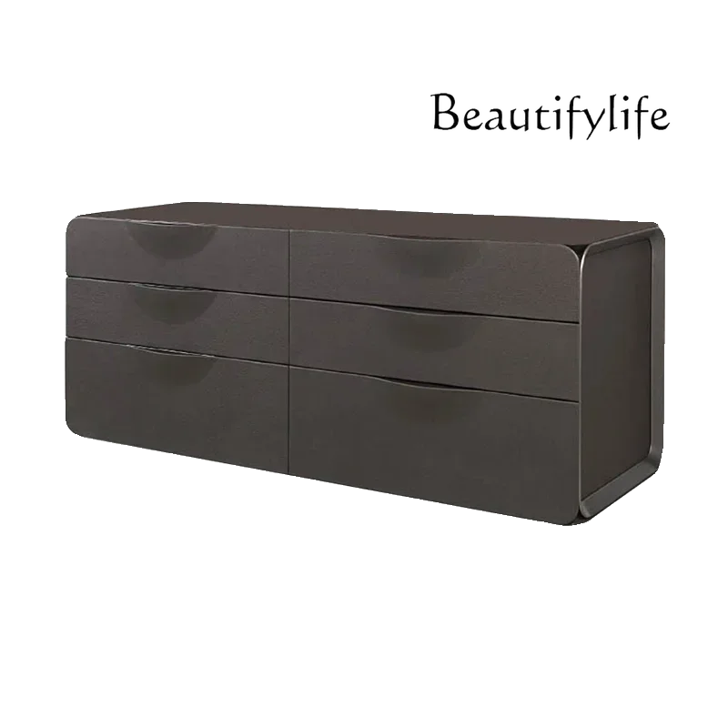 

U Modern Simple TV Cabinet High Light Luxury Small Apartment Bedroom Storage Chest Living Room Decorative Storage Cabinet