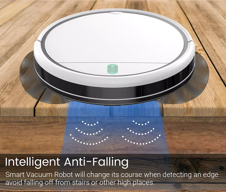 شفاط التنظيف المنزلي روبوت مكنسة كهربائية قوية لخزان المياه بالشفط