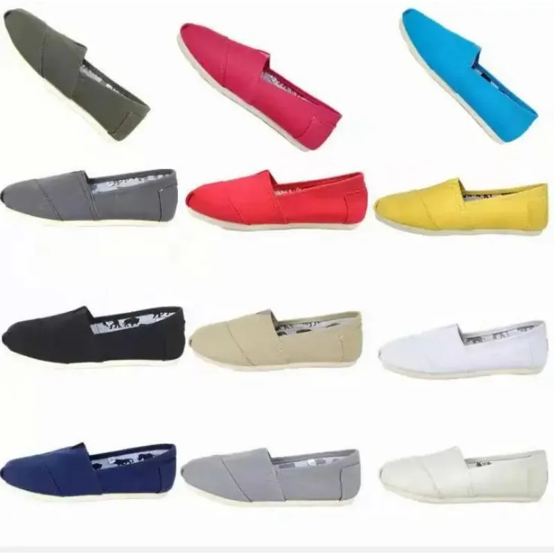 Unisex Comfortable Canvas Flats Shoes Spring Summer Fell Casual Breathable Men/Women Espadrilles Home Casual Cover Shoes