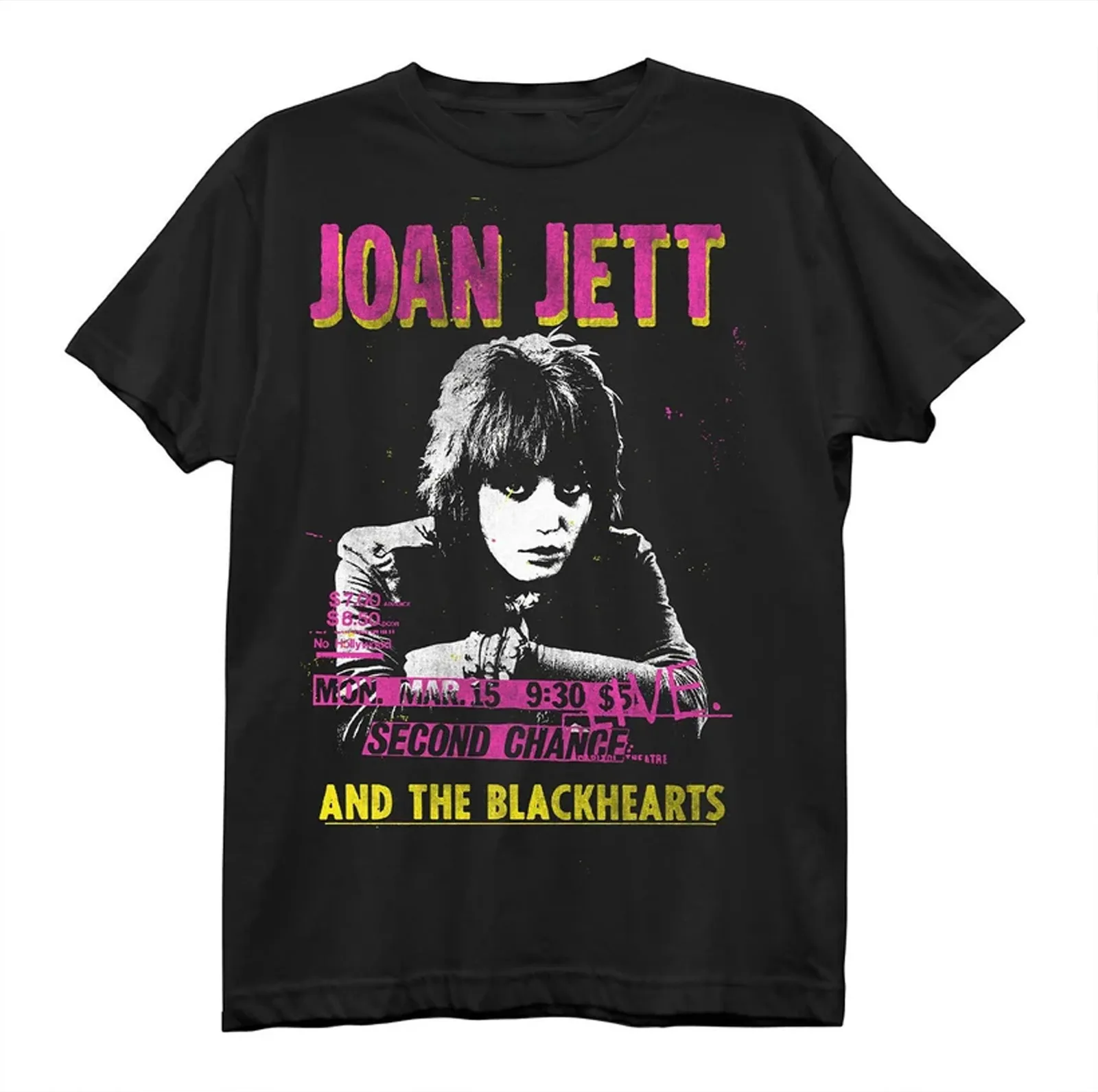 JOAN JETT Pink Text Best Boyfriend T Shirt Tee T Shirt Size S-4XL