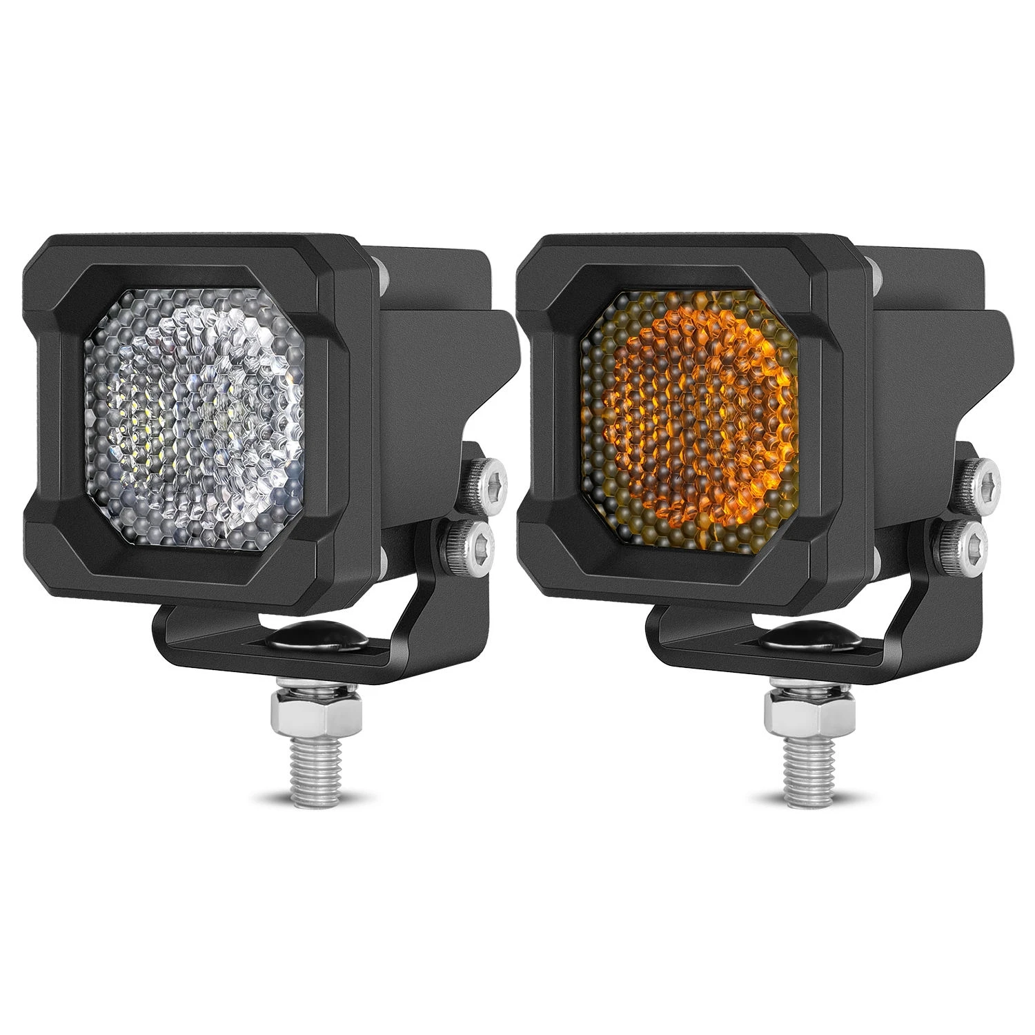 

Для Polaris RZR Pro 2020-2023 гг. 1/2 шт. 2-дюймовые светодиодные фары-балки (LED Pods Light) с комбинированным светом (точечный/рассеянный) для вождения, 9В-30В, рабочие противотуманные фары, фонари заднего хода