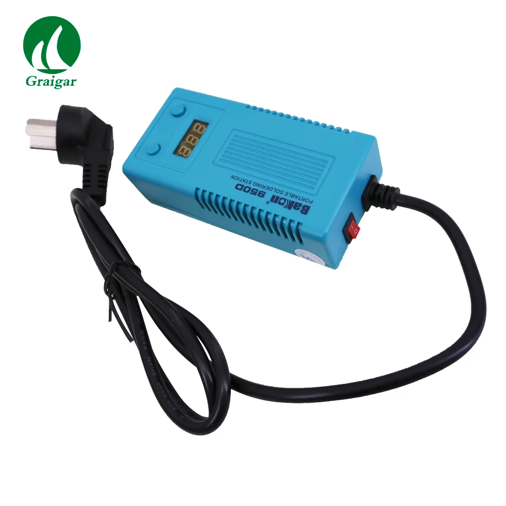 Bakon BK950D Welding Solder Soldering Iron 220V 50W Internal Heating Type Welding Tool trinity Digital Display and T13 Heater
