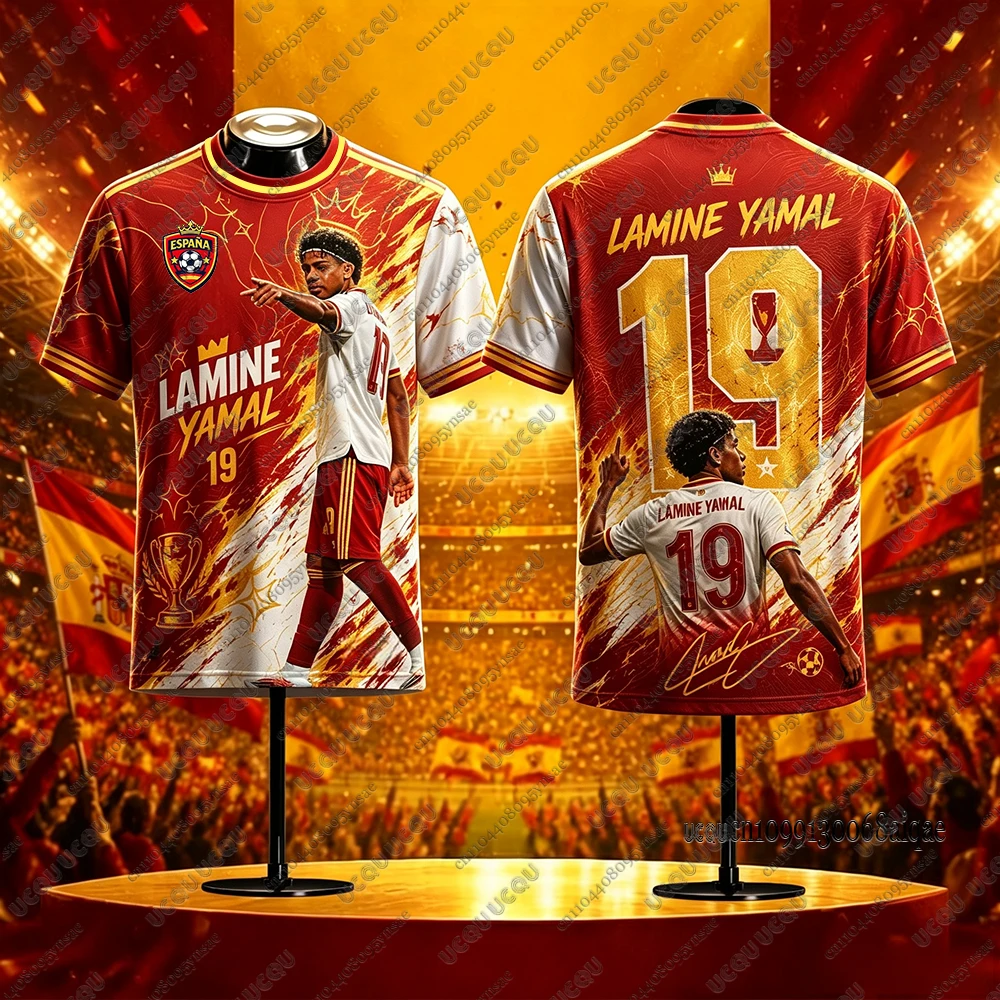 2026 New Design Edition Football Jerseys For Adult/Kids Spain No.19 Special Edition Jerseys Train Uniform Parent Child Clothing