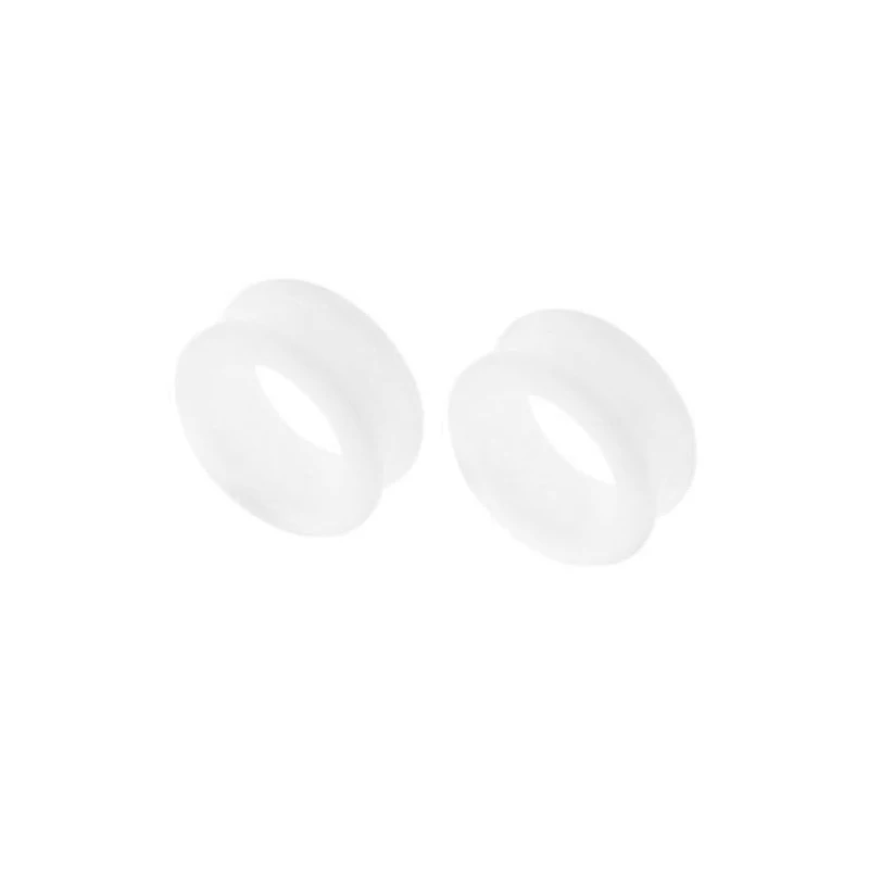 2pcs Flexible Silicone Ear Plug Gauges for Ear Piercing