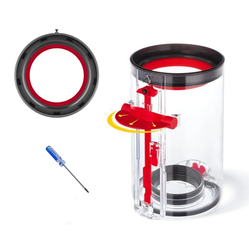 

Замена пылесборника для Dyson V11 V15 SV14 SV15 SV22, аксессуары для пылесоса, верхняя часть пылесборника, фиксированные уплотнительные кольца-A74P