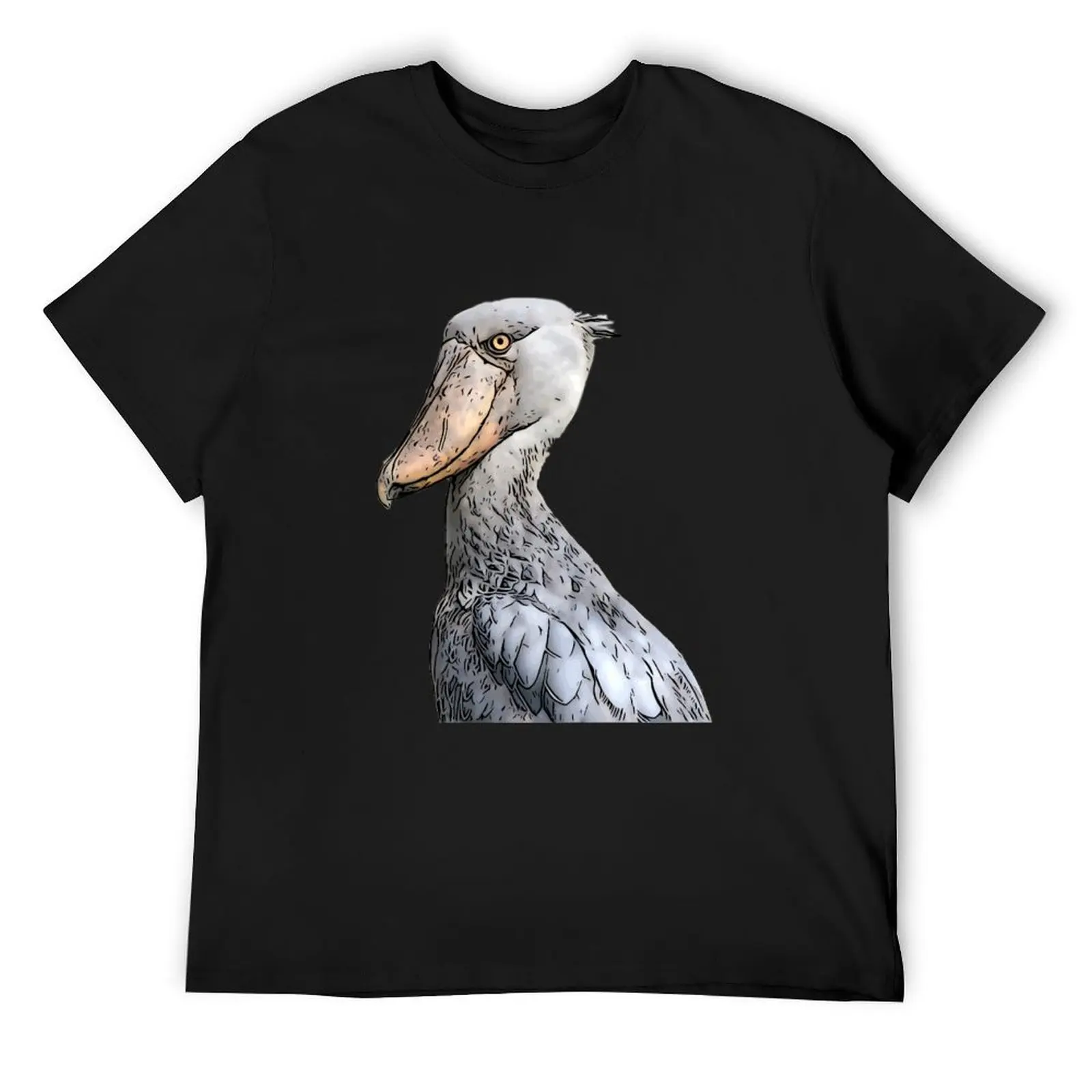 Shoebill Stork T-Shirt blanks customizeds summer clothes boys whites oversized t shirts for men