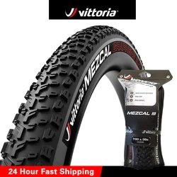 New Vittoria Mezcal III Gravel tire 700x35C Tubeless Tire Folding Black Gray Bicycle tire 700c Gravel CX off-road Cycling Tires