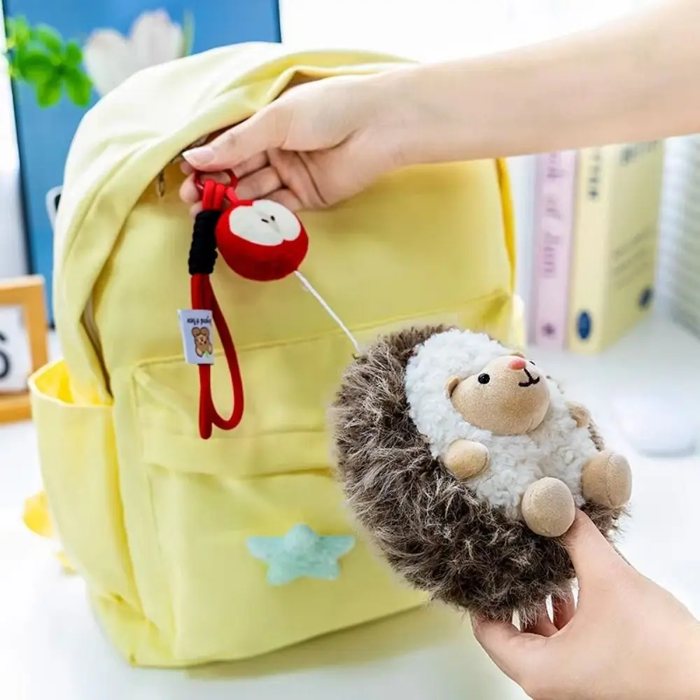 

Adorable Little Hedgehog Keychain Mini Hedgehog Stuffed Little Hedgehog Pendant Soft Cute Hedgehog Keyring Bag Pendant
