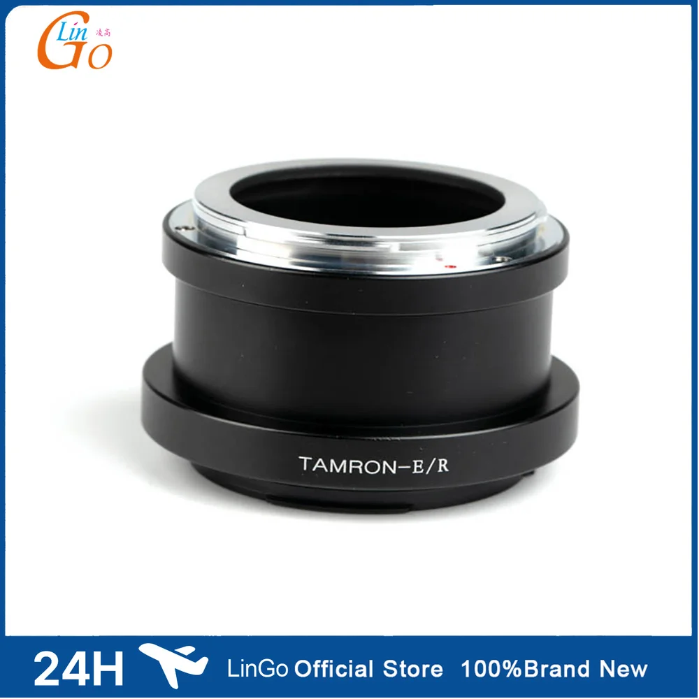 LinGo Lens Adapter For TAMRON-EOS R Mount Adapter Ring for Tamron Adaptall-2 AD2 Lens and for Canon EOS R RF Mount Camera