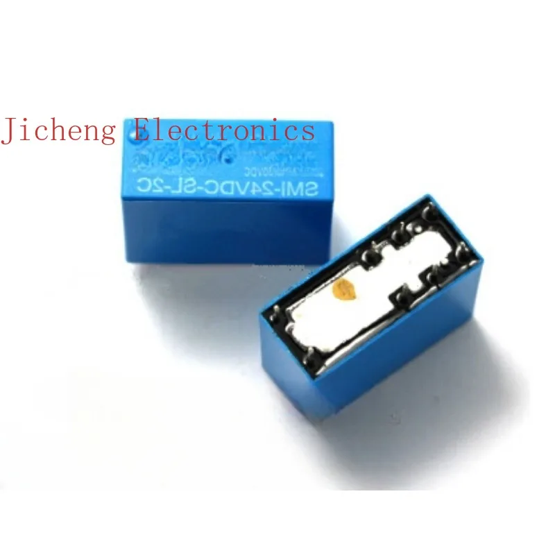 10PCS New SMI-24VDC-SL-2C 5A 250VAC/30VDC 8-pin relay