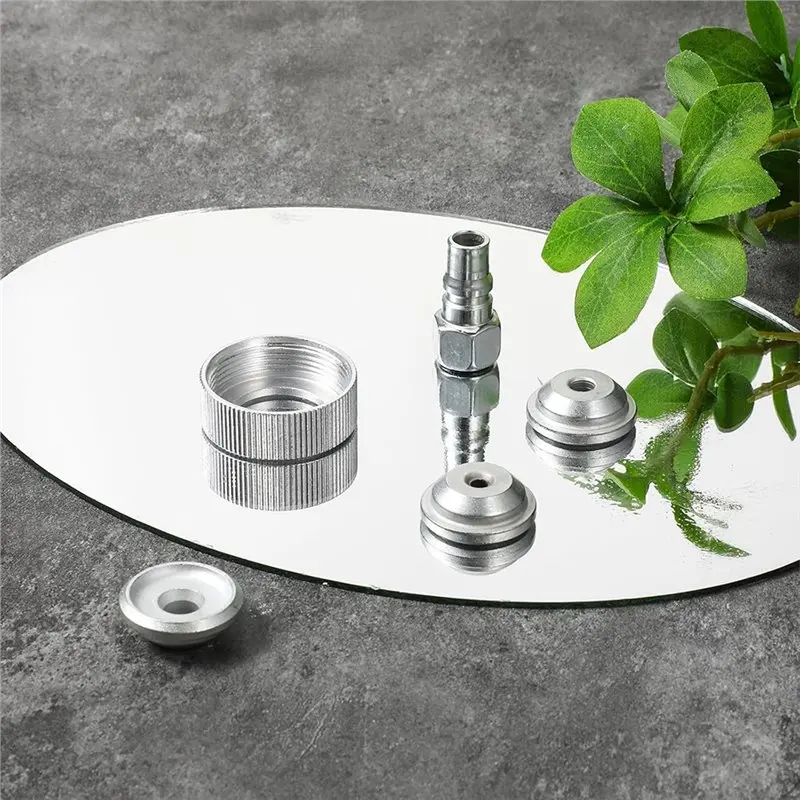 ABFA 5 PCS Texture Sprayer Nozzle Set 3 Tips& 1 Threaded Collar- For Drywall And Wall Painting Applications