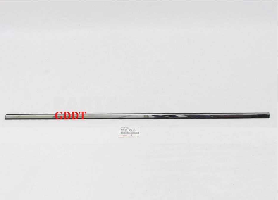 2 Pieces Chrome Outside Third Outside Window For Toyota Land Cruiser LC80 LX450 1991-1998 4870mm Length 75670-60010