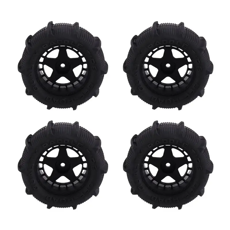 Комплект из 4 шт. универсальных шин MACH 80 мм для Wltoys 144001, 124016, SCY 16101PRO, 16102 – аксессуары для тюнинга радиоуправляемых машин