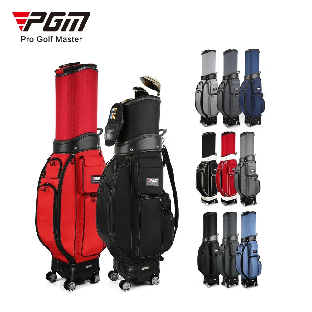 

PGM New Design Factory Direct PatentTelescopic Golf Bag with 4 Way Wheels