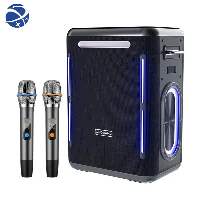 

YYHCXdobo Sinoband 300 Machine With Microphone 300W Heavy Subwoofer High Quality Portable Wireless Party Karaoke Ktv Boombox