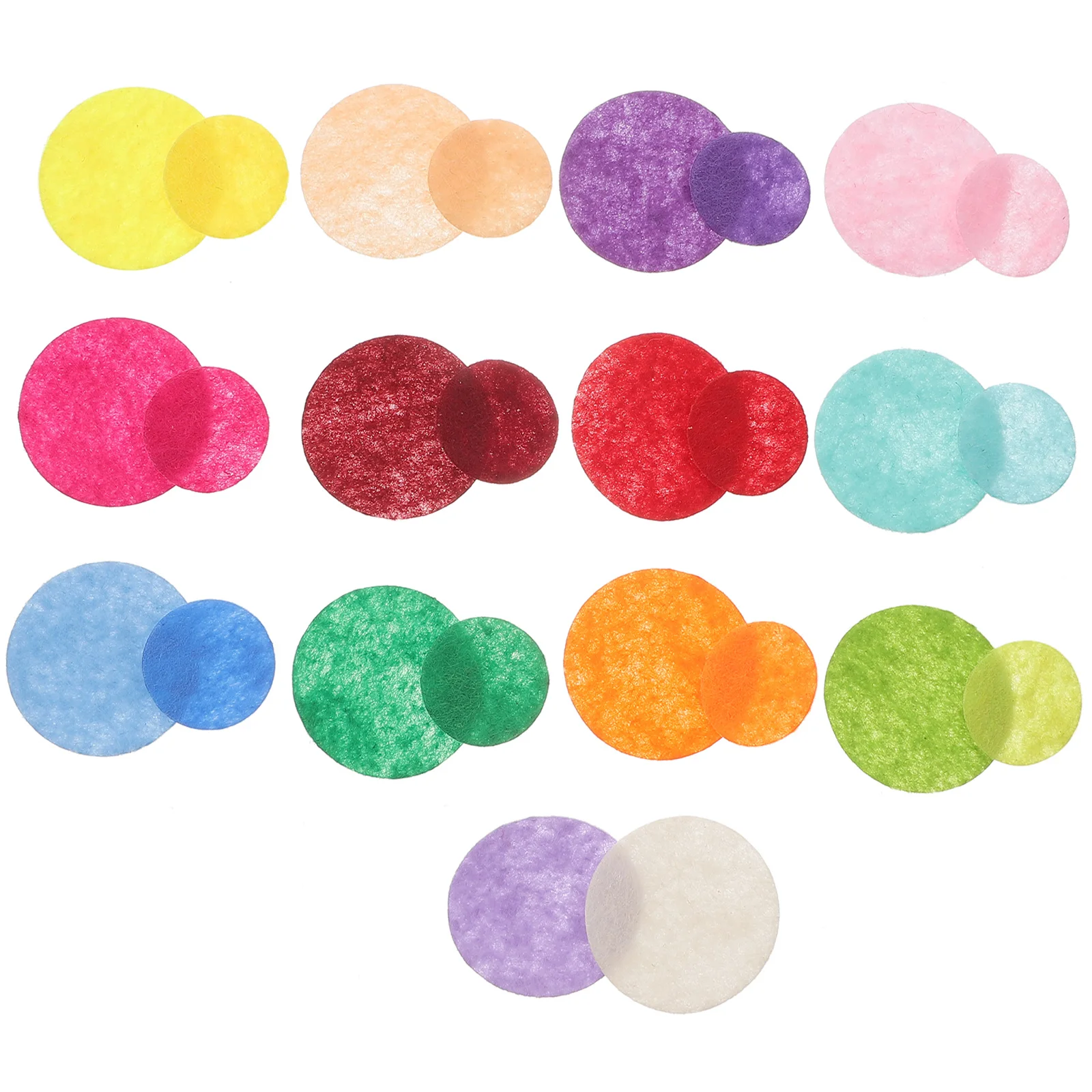 

100pcs Black 3cm Felt Circles for Crafts Ornaments DIY Decoration Kids Class Materials Safe Easy to Use