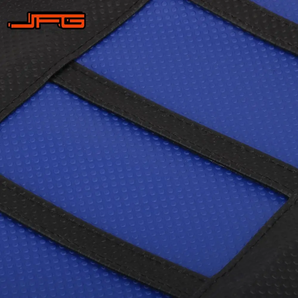 Housse de siège de moto pour Yamaha YZ125 YZ250 2002 – 2019, accessoires de vélo électrique tout-terrain, coussin de sièges de moteur de Motocross bleu