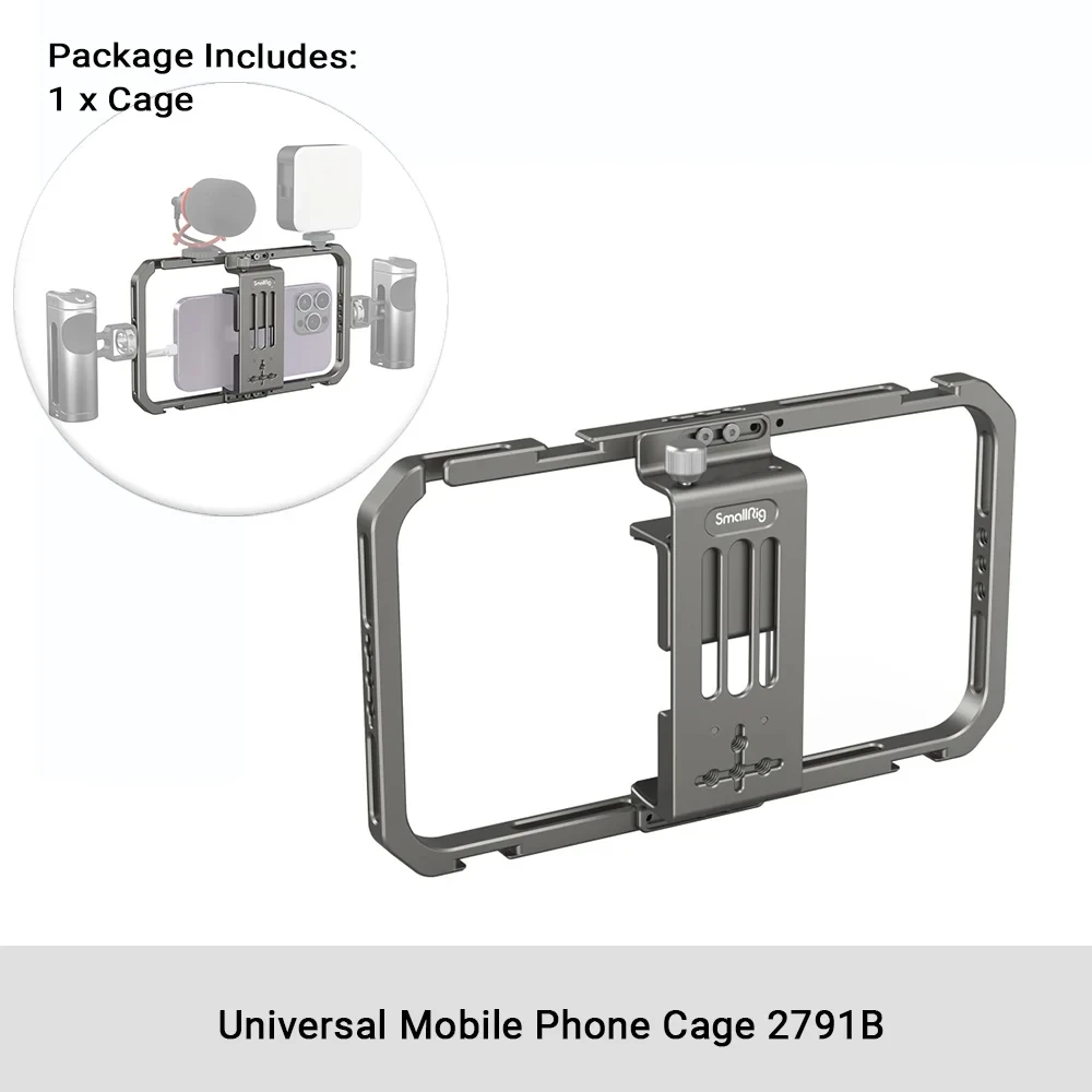 SmallRig Universele Power Bank Houder Voor iPhone 17 DSLR voor Sony Camera Mobiele Telefoon Power Bank Klem Video Schieten Ondersteuning Rig