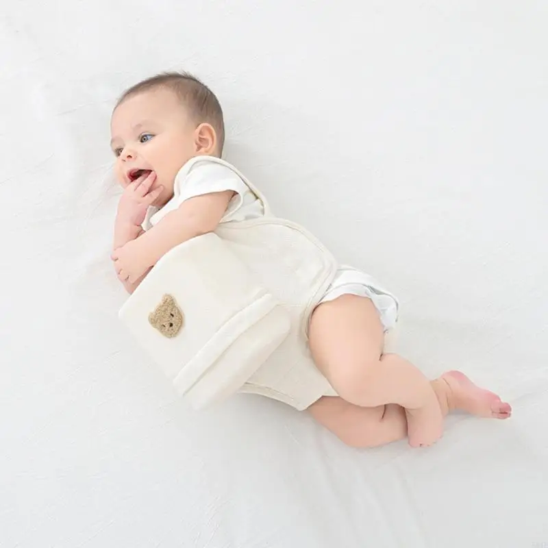 581F Baby Side Sleep Support Pillow Startle Proof Pillow Detachable for Newborns Provide Comfort and Reduces Startle Response