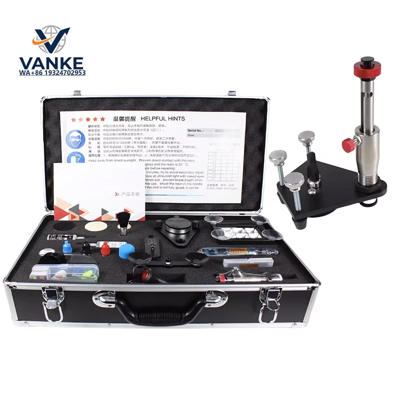 Glass Repair Drill Bit Set Crack Repair M3 Mini Steel Pump Stainless Steel Vacuum Pump Car Window/Home Glass Repair