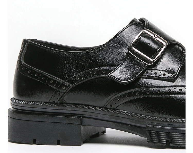 High Quality Brogues Party Wedding Shoes For Men Formal Office Men's Dress Shoes Slip On Casual Leather Business Loafers Shoes