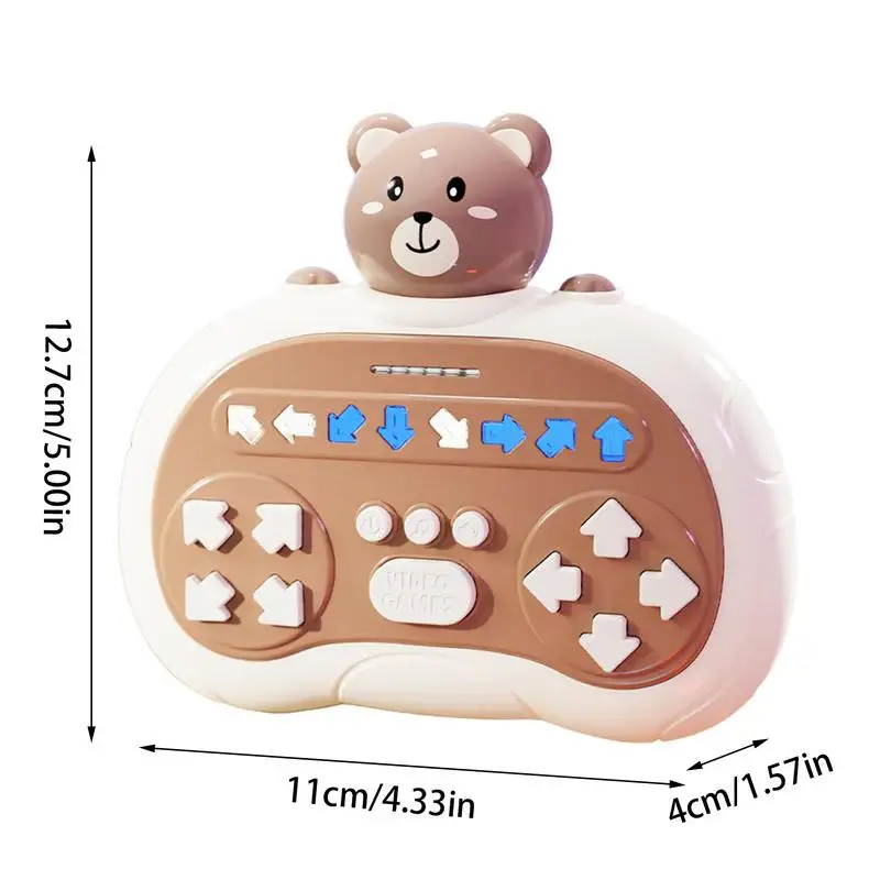 Rhythm Speed Push Game Console Finger Press Dancing Game Machine Portable Rhythm Game Machine Pushing Pocket Game For Kids