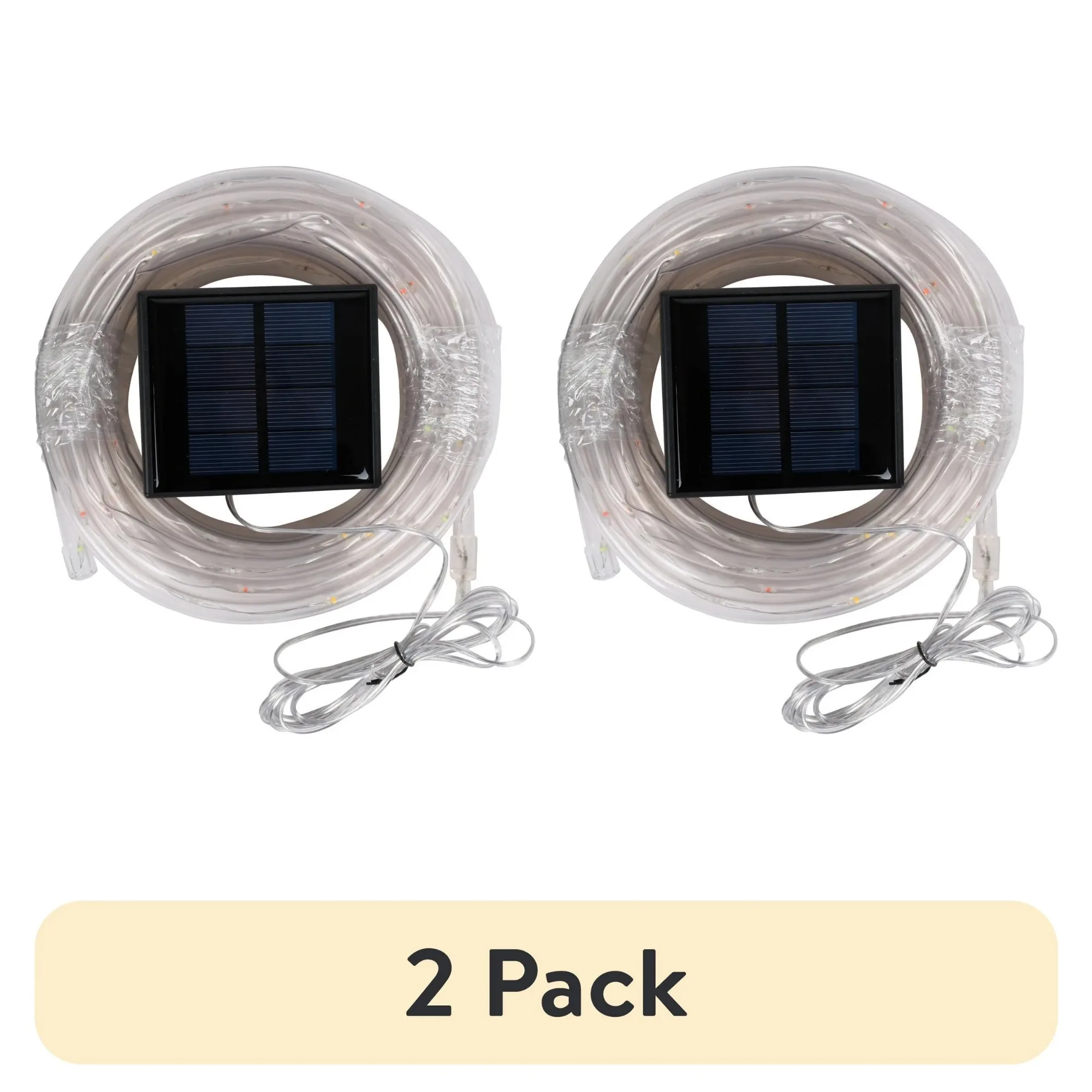 

(2 pack) 24 Foot Solar Powered PVC Multicolor Flexible Outdoor Rope Light