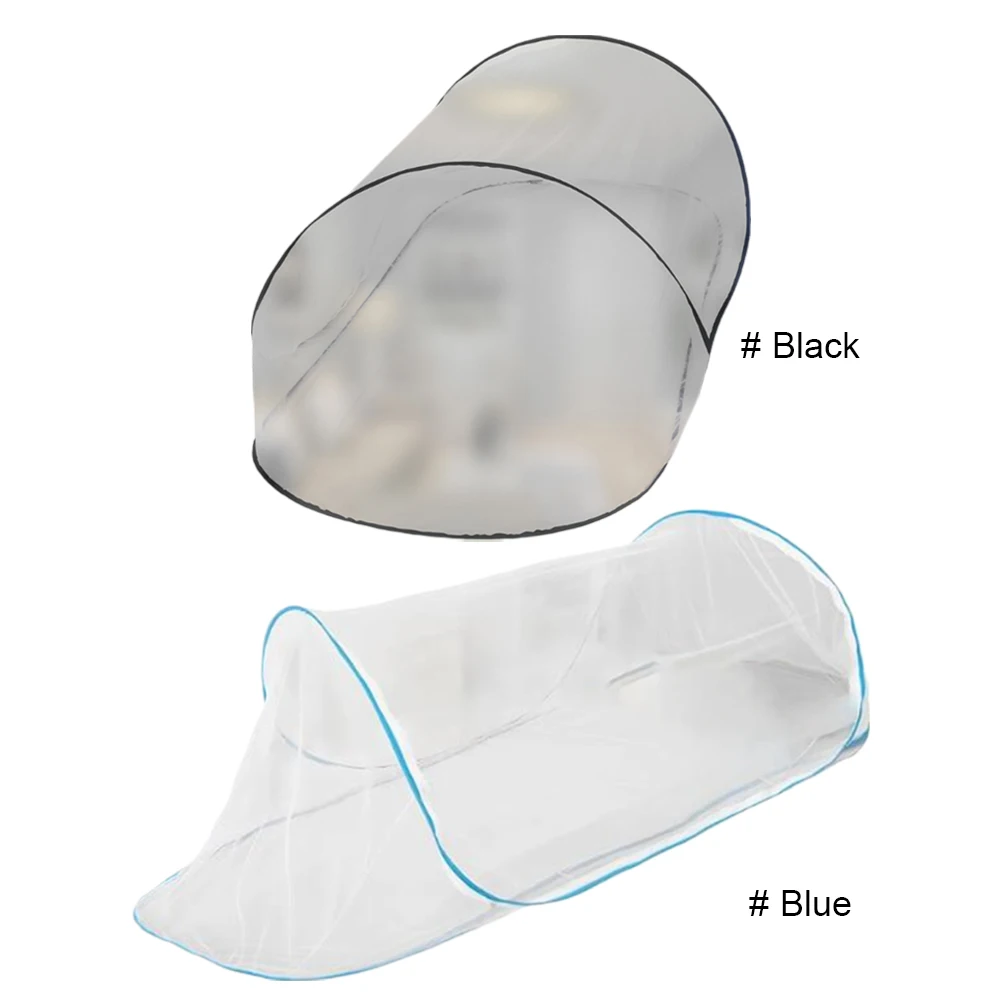 Pop-Up Mosquito Net Tent with Zipper Foldable Mosquito Net Portable Folding Mosquito Netting for Camping Backyards