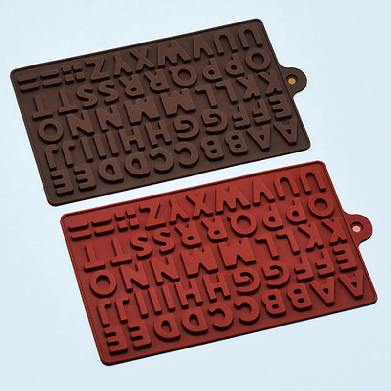 [YU]1Pc 26 Letter Chocolate Baking Molds DIY Cake Decoration Candy Jelly Fondant Cookies Molds Kitchen Tools Accessories