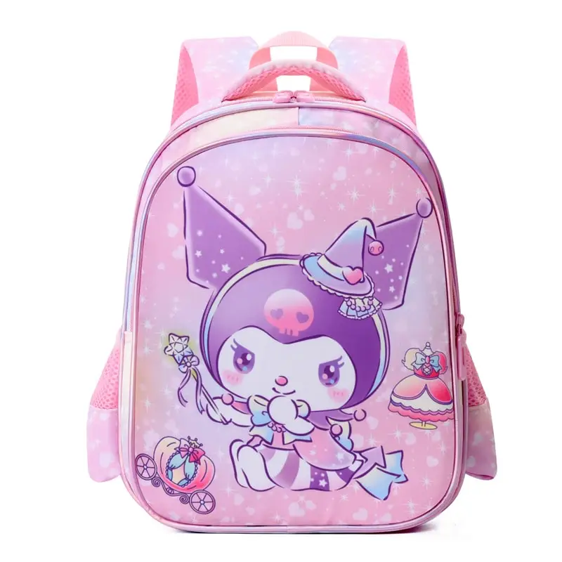 

Sanrio Kuromi My Melody Backpack for Kids School Bag Cartoon Design Elementary Student Bookbag for Girls Boys