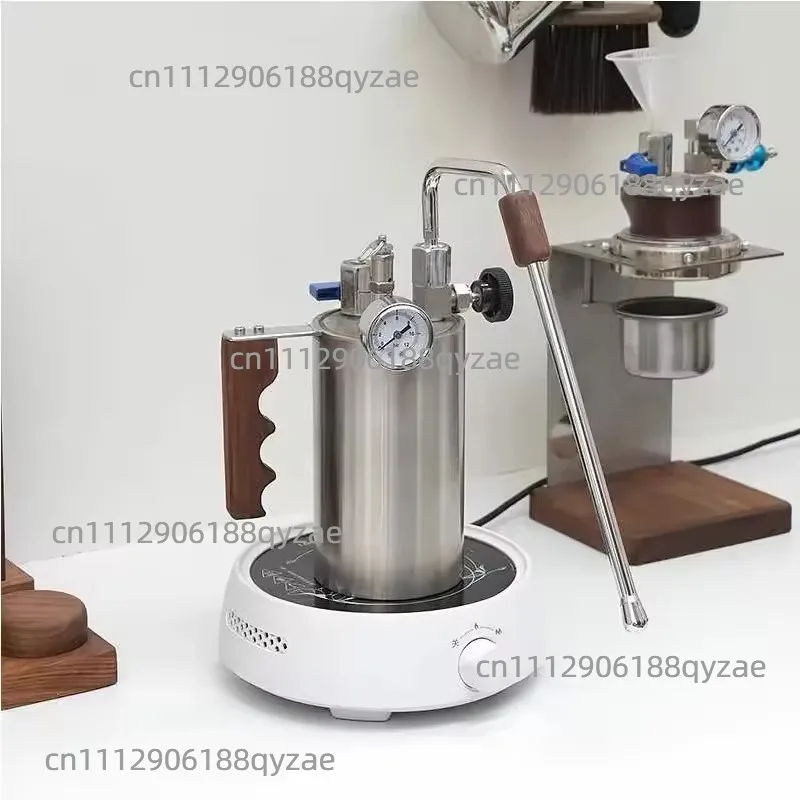 Outdoor Camping Steam Milk Foam Machine Coffee Latte Hair Milk Foam Machine Stainless Steel