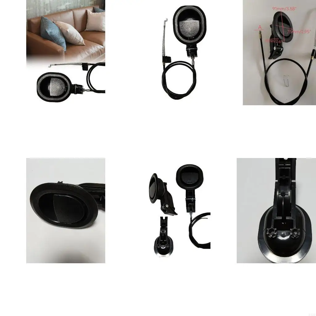 Sofa Recliner Pull Handle Smooth Release Universal Replacement Recliner Handle Part for Furniture Upgrade KXRE