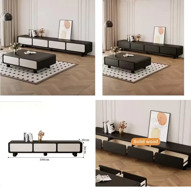 Modern Simple Style Living Room Furniture Rustic Simple Tv Cabinet Universal Free Standing Wooden Tv Floor Stand
