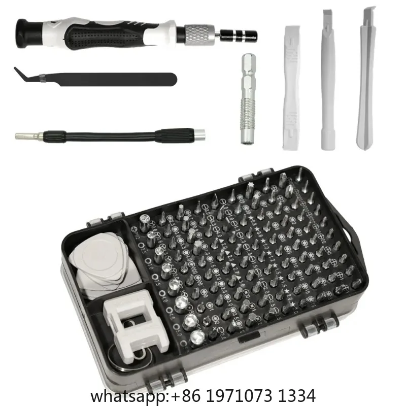 NEW 115 in 1 Magnetic Precision Screwdriver Set - Complete Repair Hand Tool Kit for Computer Laptop Phone and Electronic Devices