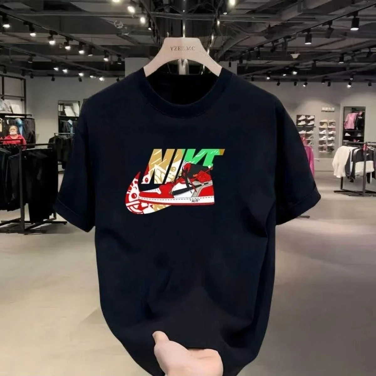 Summer New Style Luxurious Men's and Women's Cotton T-shirt Casual and Versatile Short-sleeved Top Comfortable and Trendy