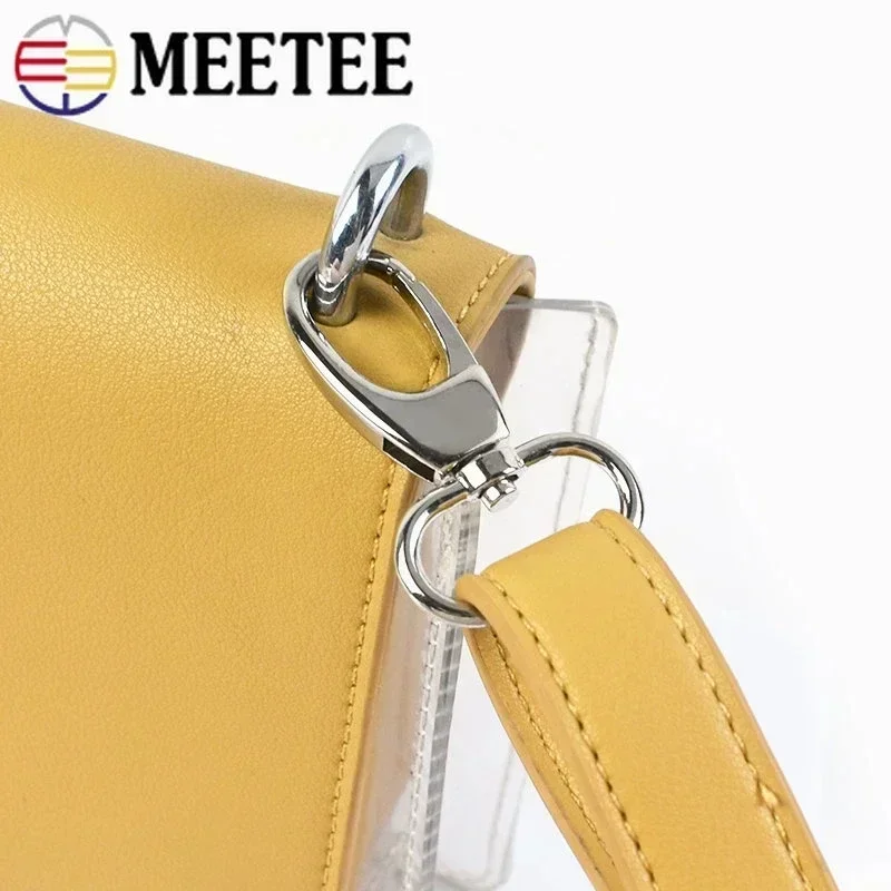 5Pcs 20-38mm Meetee Metal Bag Buckles Swivel Lobster Clasp for Handbag Strap Webbing Trigger Snap Clip Hook Hardware Accessories