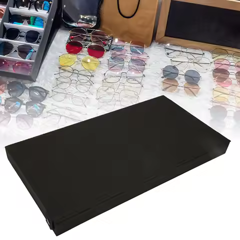 Sunglasses Organizer Multifunctional Glasses Display Box Separate Compartments Nylon Cloth Modern for Dressers for Bracelets