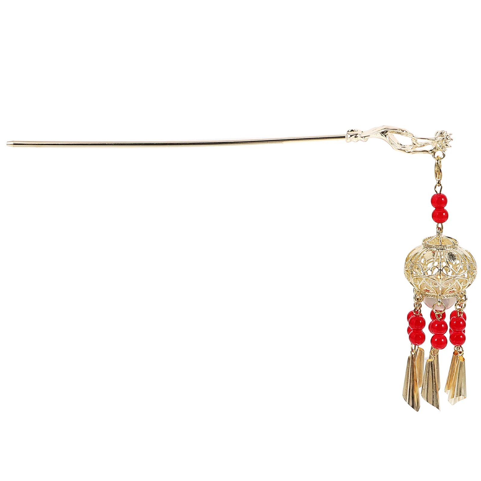 

Glowing Lantern Vintage Bun Sticks Tassel Accessories Long Pins Sticks For Long Hair Black Hanfu Chignon Hair Chopsticks