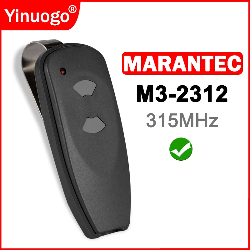 

MARANTEC M3-2312 M3-2314 Garage Door Remote Control 315MHz Clone Marantec M3 2312 Garage Door Opener Remote Control Duplicator