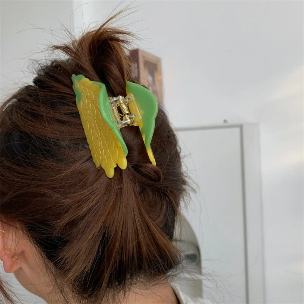 

Waterproof Fruit Shark Clip Korean Style Sweet Acetic Acid Hair Claw Tomato Cherry Tomatoes Acrylic Hair Accessories Spring