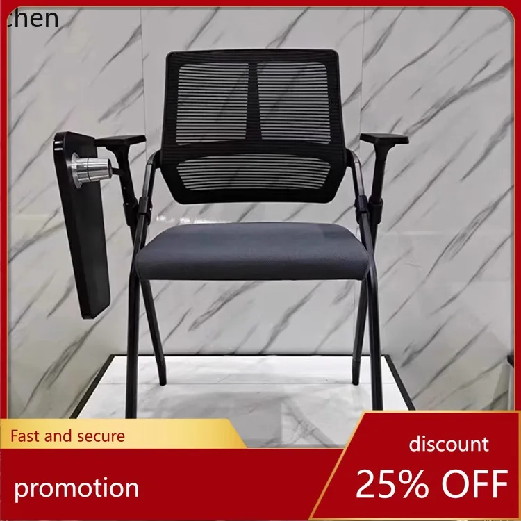 

HT folding training chair with table board meeting training class chair table and chair integrated