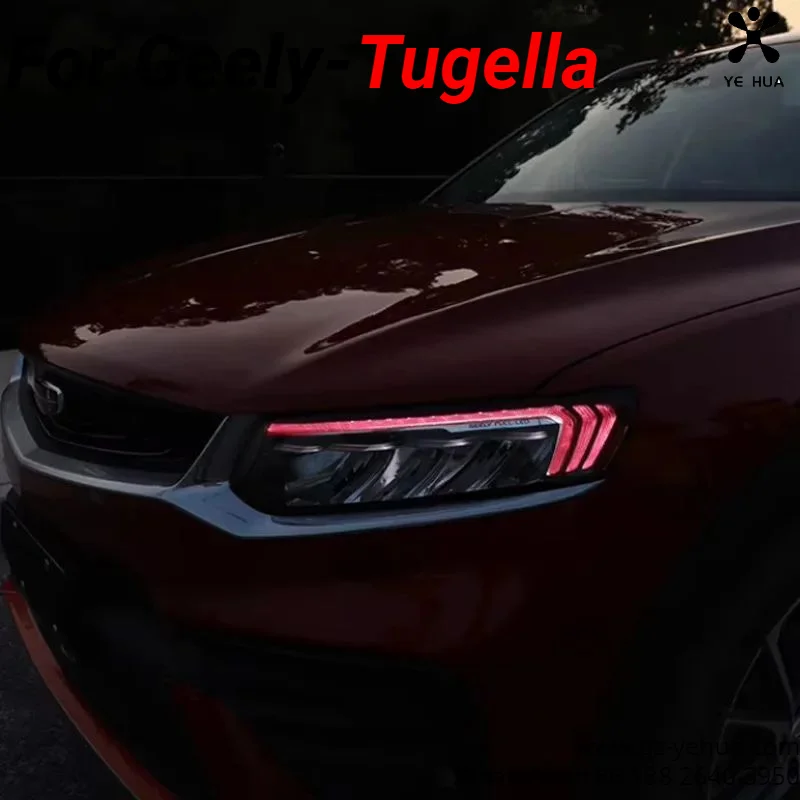 For Geely Tugella Xingyue FY11 2020-2023 Modification of Exterior Decoration By Changing the Color Film Daytime Running Lights