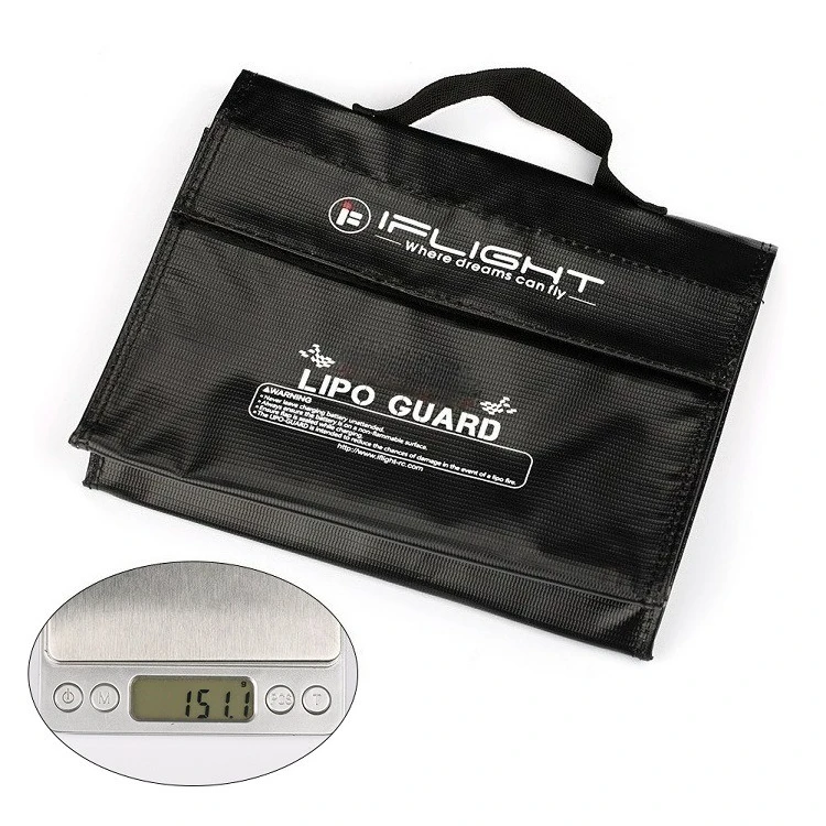 IFlight Lipo Guard Fireproof Battery Bag Single, 24X19X6cm Handheld LiPo Safety Storage Case