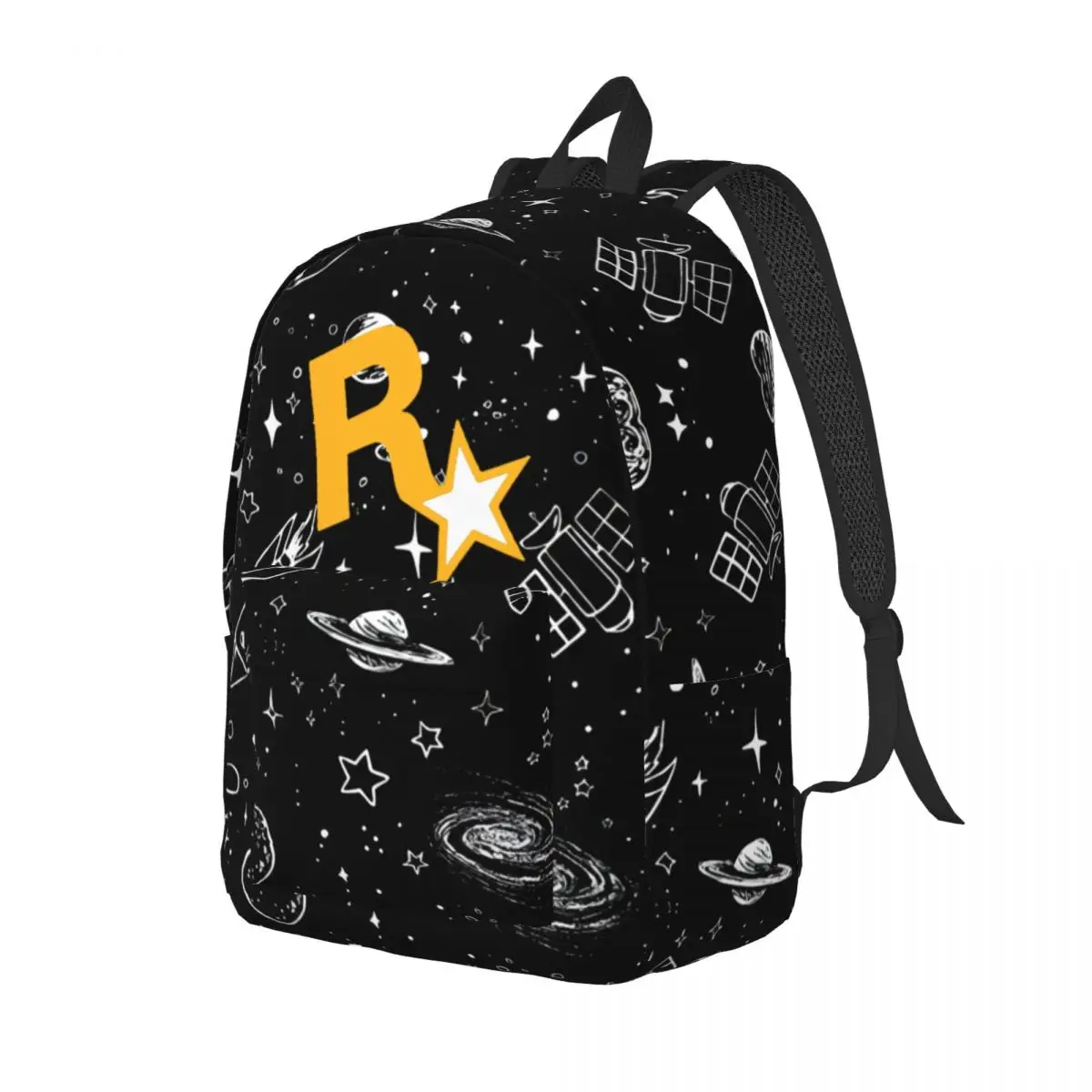 Fashionable Genius Gamer Knapsack Hiking Multi Compartment R Star Unisex Knapsack Back To School Gift