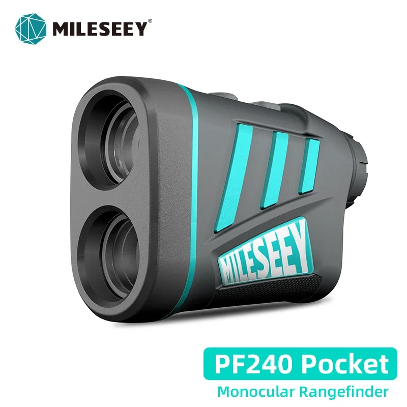 Latest Mileseey PF240 600M 800M 1000M Yd Golf Laser Rangefinder Mini Golf Rangefinder Sport Laser Measure Distance Meterfor Hunt
