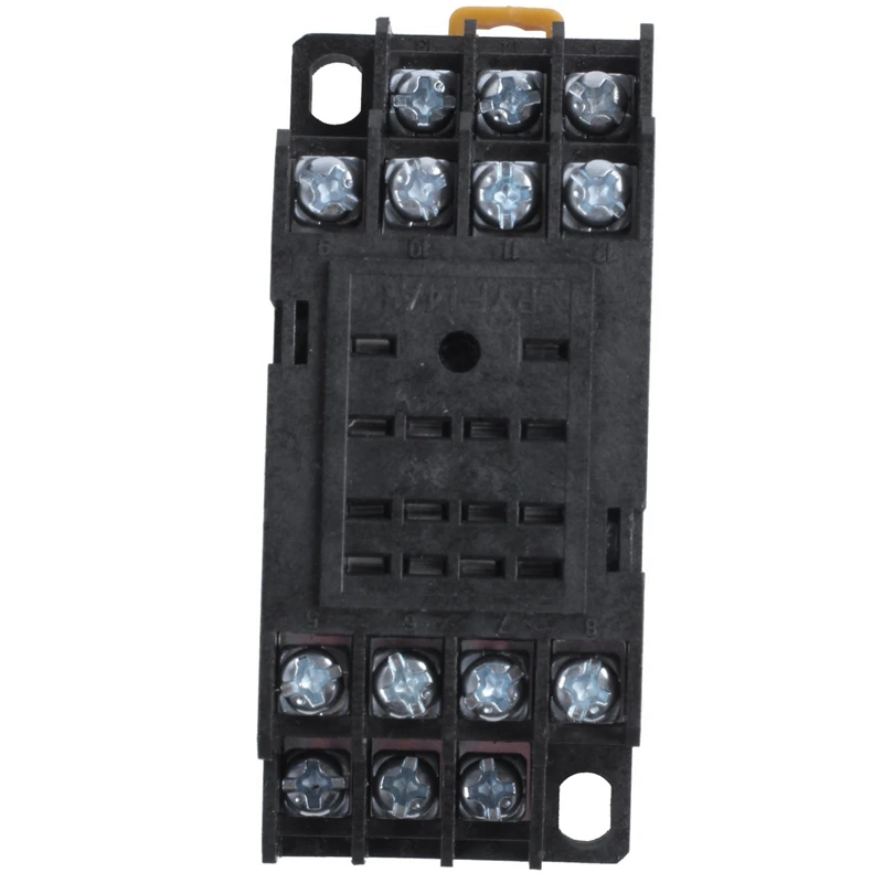 2X DC 24V ขดลวดโวลต์4PDT 14ขารีเลย์แม่เหล็กไฟฟ้ารีเลย์ HH54P