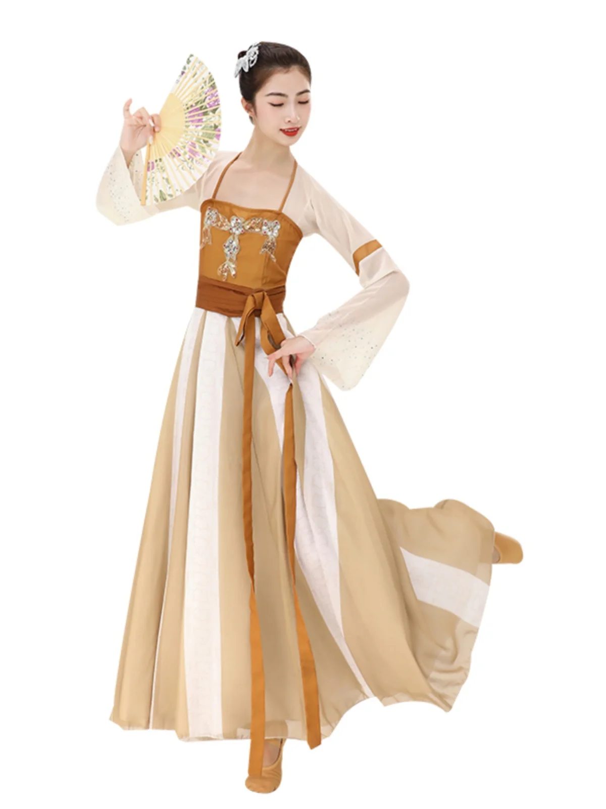 Costume de Spectacle de brevClassique Flottant pour Femme, Vêtements de brev, Drame d'ret d'Art, Style Chinois